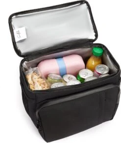 Sunflake Koeltas Rugzak (28L) - Geschikt Voor 16 Blikjes - Lunchtas Voor Dames En Heren - Zwart -Buiten Kamperen 1017x1200