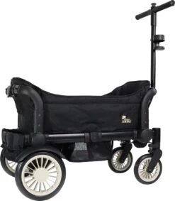 Deryan Luxe Sandy Bolderkar - Duo Buggy - Tandem Buggy - Opvouwbaar - Inklapbare Bolderwagen - Duo Kinderwagen - Zwart -Buiten Kamperen 1048x1200 1