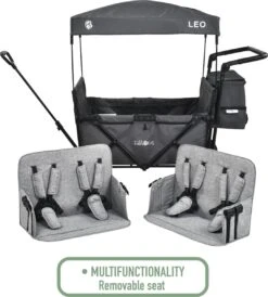 FableKids LEO X4Plus Opvouwbare Wagen Met Dak Fossil Grey 16 FableKids LEO X4Plus Opvouwbare Wagen Met Dak Fossil Grey -Buiten Kamperen 1082x1200 1