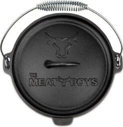 Merkloos Dutch Oven 4,5L - The Meat Boys - BBQ Pan -Buiten Kamperen 1165x1200 2
