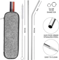 House Of Husk Reisbestek - Reis Bestekset - Chopsticks - Metalen Rietjes Met Borstel - Lepel - Vaatwasserbestendig - RVS - 7 Delig - Zilver 9 House Of Husk Reisbestek - Reis Bestekset - Chopsticks - Metalen Rietjes Met Borstel - Lepel - Vaatwasserbestendig - RVS - 7 Delig - Zilver -Buiten Kamperen 1186x1200 5