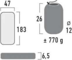 High Peak Tulsa Slaapmat - Donkergrijs 9 High Peak Tulsa Slaapmat - Donkergrijs -Buiten Kamperen 1200x1000 6