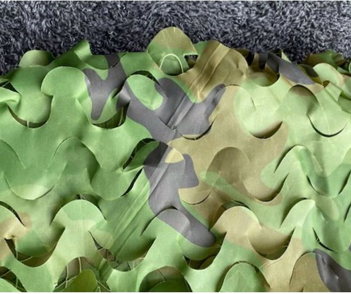 Camouflagenet 4 Meter Proloo. Hoogte 1,80x Lengte 4mtr - Camonet - Tuinnet - Schaduwdoek 5 Camouflagenet 4 Meter Proloo. Hoogte 1,80x Lengte 4mtr - Camonet - Tuinnet - Schaduwdoek - Afbeelding 3