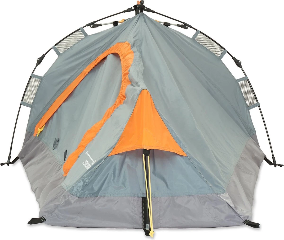 Where Tomorrow Solo Tent Pop Up 225X100X57 Cm - Grijs - 1 Persoons 4 Where Tomorrow Solo Tent Pop Up 225X100X57 Cm - Grijs - 1 Persoons - Afbeelding 2