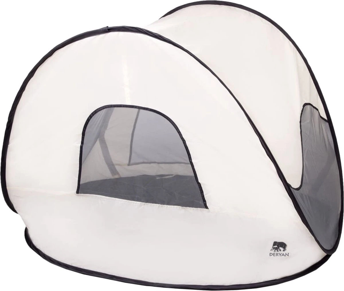 Deryan Luxe Pop Up Strandtent - Anti-UV 50+ - Cream 10 Deryan Luxe Pop Up Strandtent - Anti-UV 50+ - Cream - Afbeelding 8