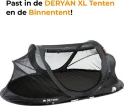 Deryan Cocoon Pop Up Tent - Slaapzak - Luchtbed - Luchtpomp - 4 Persoons - Zilver -Buiten Kamperen 1200x1021 4