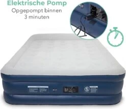 LifeGoods Luchtbed - 2 Persoons - Met Ingebouwde Pomp - Incl. Draagtas En Reparatiekit -Buiten Kamperen 1200x1034 5
