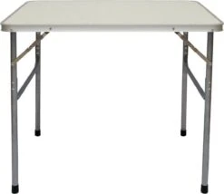 Alu Campingtafel 70x55cm - Inklapbbar Kampeertafel - Picknicktafel Licht Vouwtafel Klaptafel Grijs -Buiten Kamperen 1200x1041