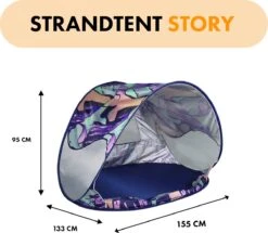 Deryan Luxe Pop Up Strandtent - Anti-UV 50+ - Story 11 Deryan Luxe Pop Up Strandtent - Anti-UV 50+ - Story -Buiten Kamperen 1200x1045 1