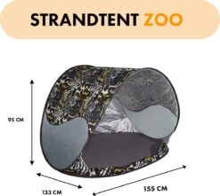 Deryan Luxe Pop Up Strandtent - Anti-UV 50+ - Zoo -Buiten Kamperen 1200x1076 3