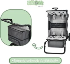 FableKids LEO X4Plus Opvouwbare Wagen Met Dak Fossil Grey 25 FableKids LEO X4Plus Opvouwbare Wagen Met Dak Fossil Grey -Buiten Kamperen 1200x1091 1