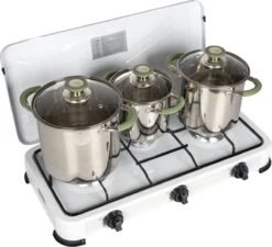 Bo-Camp - Pannenset - Elan Plus - 3-Delig - RVS -Buiten Kamperen 1200x1092 1