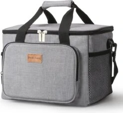 Packaway 4 Laags Geïsoleerde Koeltas - Lunchtas 15 Liter - Grijs -Buiten Kamperen 1200x1104