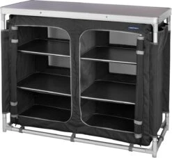 Campart Campingkeuken KI-0734 - Campingkast Groot - 4 Verstelbare Poten - Opvouwbaar En Lichtgewicht - Inclusief Opbergtas - Grijs -Buiten Kamperen 1200x1105 3