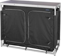 Campart Campingkeuken KI-0734 - Campingkast Groot - 4 Verstelbare Poten - Opvouwbaar En Lichtgewicht - Inclusief Opbergtas - Grijs -Buiten Kamperen 1200x1105 4