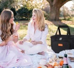 Lunchtas - Koeltas Voor Dames En Heren - Cool Bag - 4 Laags Geïsoleerde Koeltas - Kleine Cooler - Lunch Box - Lunchtas 15 Liter- Zwart -Buiten Kamperen 1200x1107 1