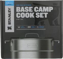 Stanley The Full Kitchen Base Camp Cook Set 3,5L - Campingkookset - Stainless Steel -Buiten Kamperen 1200x1123 1