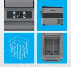 Auronic Elektrische Koelbox - 49.5L - Compressor - 12V En 240V - Grijs -Buiten Kamperen 1200x1129 1