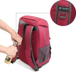 Tourit - Koeltas Rugzak (25L) - Geschikt Voor 21 Blikjes - Lunchtas Voor Dames En Heren - Rood 14 Tourit - Koeltas Rugzak (25L) - Geschikt Voor 21 Blikjes - Lunchtas Voor Dames En Heren - Rood -Buiten Kamperen 1200x1131 1