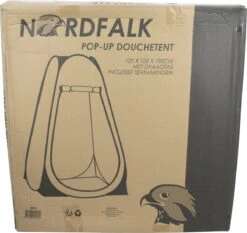 NordFalk Douchetent Pop-up 190 Cm - Camping Douche - Omkleedtent - Incl. Tentharingen En Draagtas - Groen -Buiten Kamperen 1200x1132 4