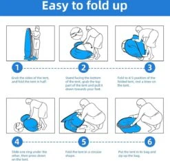 IGOODS Pop-up Tent - 2/3-Persoons - Blauw 12 IGOODS Pop-up Tent - 2/3-Persoons - Blauw -Buiten Kamperen 1200x1137 2