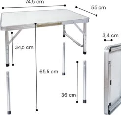 Liivo Aluminium Inklapbare Tafel - Campeertafel 75x55x60cm 11 Liivo Aluminium Inklapbare Tafel - Campeertafel 75x55x60cm -Buiten Kamperen 1200x1142 2