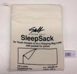 Cocoon Binnenslaapzak Mamo Travelsheet 220 X 88 Cm Katoen Wit -Buiten Kamperen 1200x1146