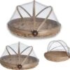 Voedselkap - Vliegenkapjes Bamboe Set 3 Stuks - Flystopper -Buiten Kamperen 1200x1161 1