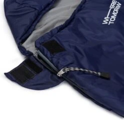 Where Tomorrow Outdoor Slaapzak | Klein En Zacht | 220 X 80 Cm X 50 Cm, Inclusief Opbergzak |ingepakt 26 X 14 Cm | 700g | Marineblauw -Buiten Kamperen 1200x1163