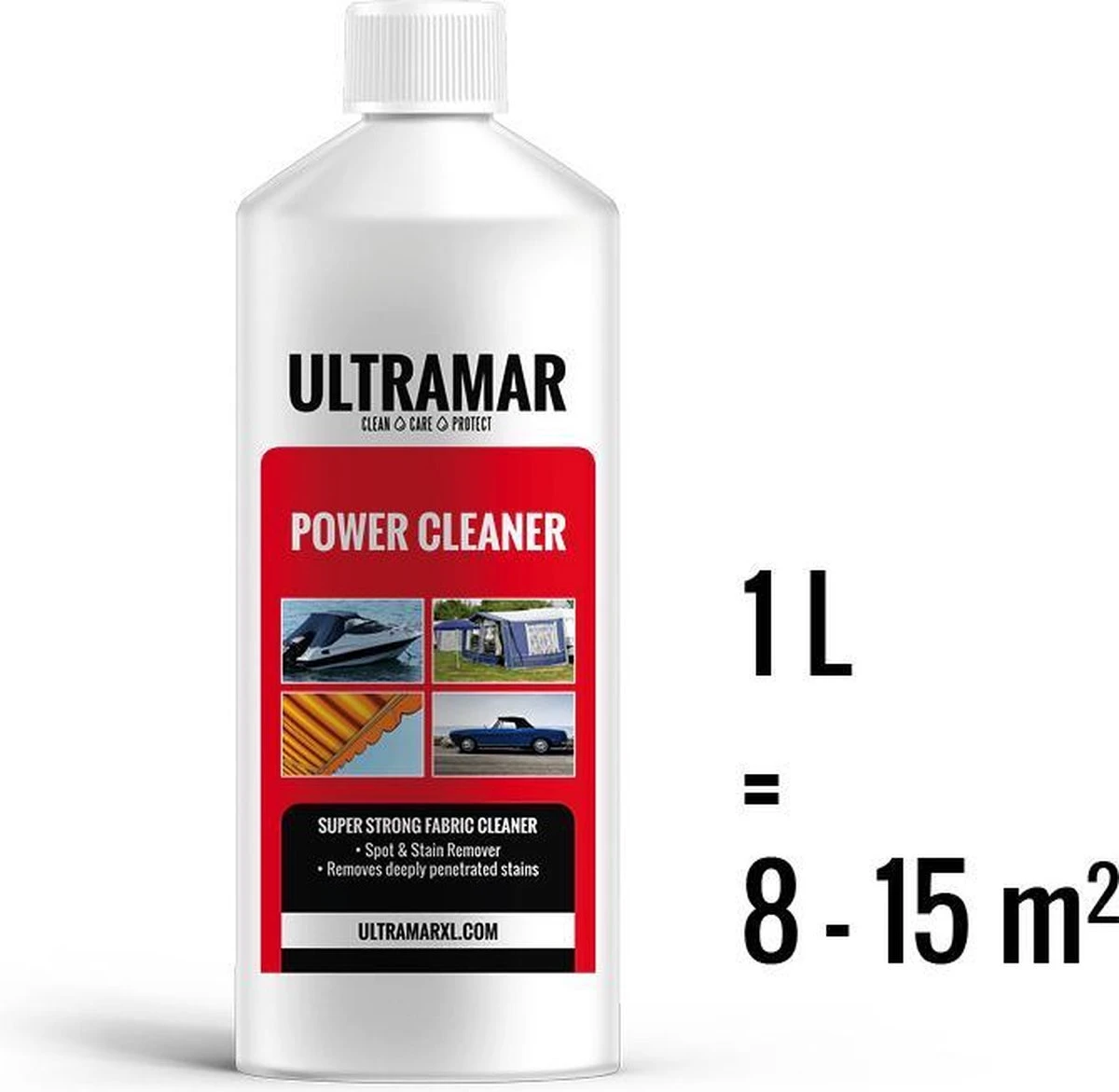 Ultramar - Power Cleaner 1L - Tentdoekreiniger Voor Bootkap, Tent, Cabriodak 9 Ultramar - Power Cleaner 1L - Tentdoekreiniger Voor Bootkap, Tent, Cabriodak - Afbeelding 7