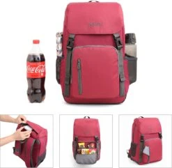 Tourit - Koeltas Rugzak (25L) - Geschikt Voor 21 Blikjes - Lunchtas Voor Dames En Heren - Rood 17 Tourit - Koeltas Rugzak (25L) - Geschikt Voor 21 Blikjes - Lunchtas Voor Dames En Heren - Rood -Buiten Kamperen 1200x1171 2