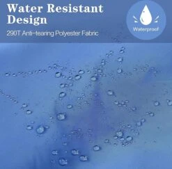 HikeMeister ® Mummy Slaapzak Kamperen Blauw Ca. 220 X 75 Cm Met Draagtas -Buiten Kamperen 1200x1180 4