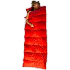 LOWLAND OUTDOOR® Donzen Slaapzak - Companion Economy - 210x80 Cm - Rood -Buiten Kamperen 1200x1196 8