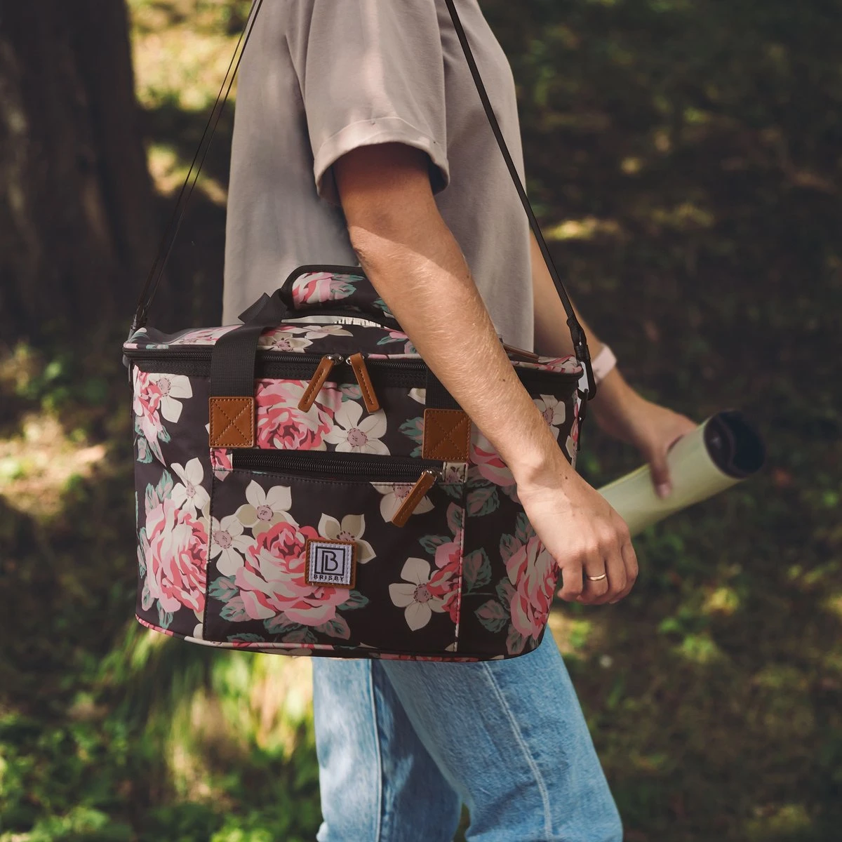 Brisby 4 Laags Geïsoleerde Koeltas - Boodschappentas 21 Liter - Bloemetjes 8 Brisby 4 Laags Geïsoleerde Koeltas - Boodschappentas 21 Liter - Bloemetjes - Afbeelding 6