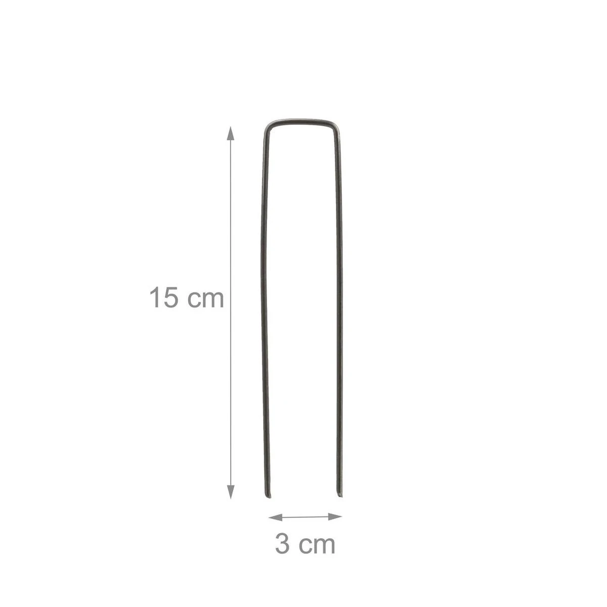 Relaxdays 200x Gronddoekpen - Grondanker - Haring - Gronddoekhaak - Grondhaken - 2mm 10 Relaxdays 200x Gronddoekpen - Grondanker - Haring - Gronddoekhaak - Grondhaken - 2mm - Afbeelding 8