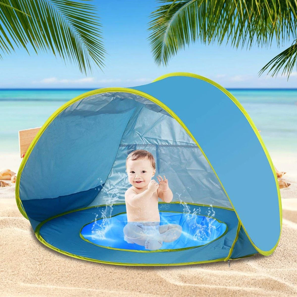 Seidon Strandtent Baby - Pop Up Tent - UV Bescherming - Baby En Kind - Waterdicht - Zwembadje - UV Bescherming 7 Seidon Strandtent Baby - Pop Up Tent - UV Bescherming - Baby En Kind - Waterdicht - Zwembadje - UV Bescherming - Afbeelding 5