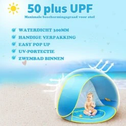 Seidon Strandtent Baby - Pop Up Tent - UV Bescherming - Baby En Kind - Waterdicht - Zwembadje - UV Bescherming 19 Seidon Strandtent Baby - Pop Up Tent - UV Bescherming - Baby En Kind - Waterdicht - Zwembadje - UV Bescherming -Buiten Kamperen 1200x1200 1016