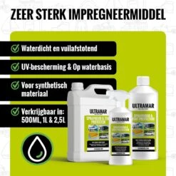 Ultramar - Sprayhood & Tent Protector 1L - Impregneermiddel Voor Bootkap, Tent, Cabriodak - Maakt Waterdicht En Geeft Extra Bescherming -Buiten Kamperen 1200x1200 1042