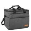 ForDig Koeltas XL Zwart (30 Liter) - Gemaakt Van 600D Polyester Met PEVA-Voering - Ruimte Voor 40 Blikjes Of 20 Halve Liter Flessen - Opvouwbaar Koel Tas Met Easy-Acces Flap - Ruimte Voor Bestek - Picknick Cool Bag - Coolerbag - Grote Cooler -Buiten Kamperen 1200x1200 109