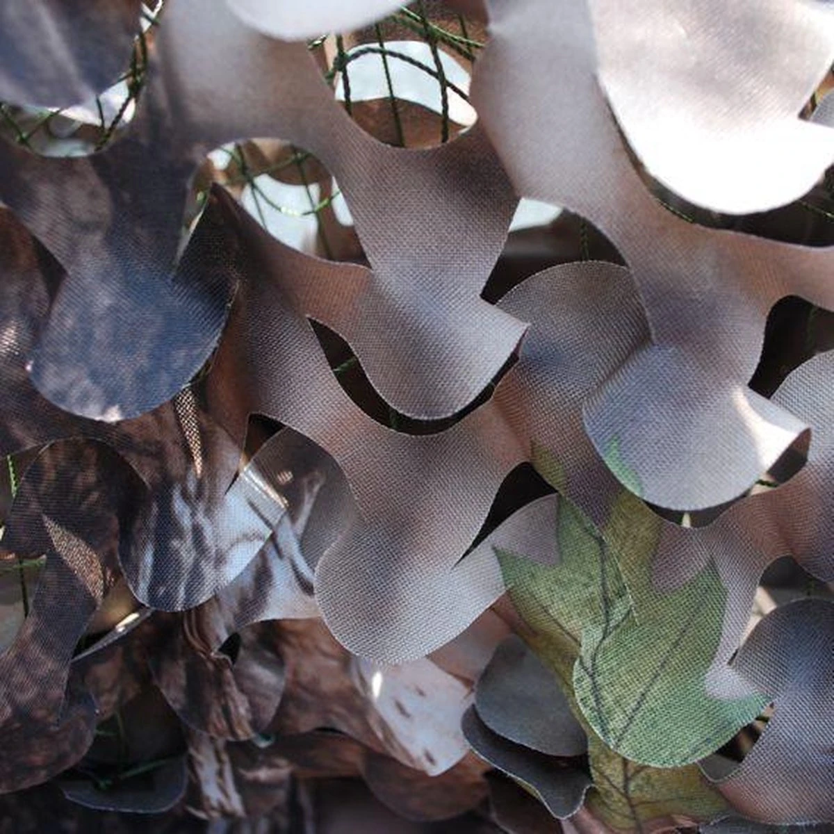 Camouflagenet 4meter Proloo In 3D Natuurlijk Groen 1,5x4meter - Advanced Camouflage - 2-laags Met Binnennet En 3D Blaadjes Buitennet | Natuurlijke Kleuren | Polyester | Boomhut | Kind | Jacht | Buitenleven 4 Camouflagenet 4meter Proloo In 3D Natuurlijk Groen 1,5x4meter - Advanced Camouflage - 2-laags Met Binnennet En 3D Blaadjes Buitennet | Natuurlijke Kleuren | Polyester | Boomhut | Kind | Jacht | Buitenleven - Afbeelding 2