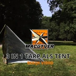 MacGyver® ‘3-in-1’ Tent | Tarp – Schaduwdoek – Hangmat | Strandtent | Outdoor-tent | Shelter | Vistent | 280 X 280 Cm | Camouflage | Waterdicht | Lichtgewicht 25 MacGyver® ‘3-in-1’ Tent | Tarp – Schaduwdoek – Hangmat | Strandtent | Outdoor-tent | Shelter | Vistent | 280 X 280 Cm | Camouflage | Waterdicht | Lichtgewicht -Buiten Kamperen 1200x1200 1109