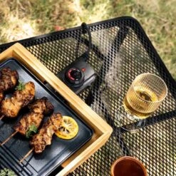 Travellife Greccio Outdoor Tafel Mesh Black 90 X 60 -Buiten Kamperen 1200x1200 274