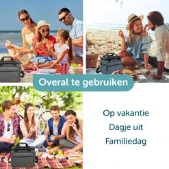 ForDig Koeltas L Zwart (15 Liter) - Gemaakt Van 600D Polyester Met PEVA-Voering - Ruimte Voor 20 Blikjes Of 10 Halve Liter Flessen - Opvouwbaar Koel Tas Met Easy-Acces Flap - Ruimte Voor Bestek - Picknick Cool Bag - Coolerbag - Grote Cooler 12 ForDig Koeltas L Zwart (15 Liter) - Gemaakt Van 600D Polyester Met PEVA-Voering - Ruimte Voor 20 Blikjes Of 10 Halve Liter Flessen - Opvouwbaar Koel Tas Met Easy-Acces Flap - Ruimte Voor Bestek - Picknick Cool Bag - Coolerbag - Grote Cooler -Buiten Kamperen 1200x1200 40