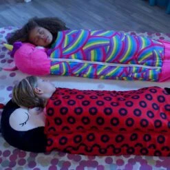 Mediashop Happy Nappers Kinderslaapzak - 2-in-1 Zachte Knuffel En Zomerslaapzak - Roze Eenhoorn Motief Voor Kinderen Van 3 Tot 6 Jaar -Buiten Kamperen 1200x1200 445