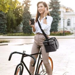 Packaway 4 Laags Geïsoleerde Koeltas - Lunchtas 15 Liter - Grijs -Buiten Kamperen 1200x1200 45