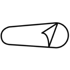 Travelsafe Cotton Inlet Mummy Slaapzak - Wit -Buiten Kamperen 1200x1200 458