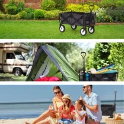 LifeGoods Bolderkar - Opvouwbaar - Draaibare Wielen - 2 Standen - 70KG Draagkracht - Zwart 15 LifeGoods Bolderkar - Opvouwbaar - Draaibare Wielen - 2 Standen - 70KG Draagkracht - Zwart -Buiten Kamperen 1200x1200 577