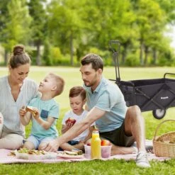 LifeGoods Bolderkar - Opvouwbaar - Draaibare Wielen - 2 Standen - 70KG Draagkracht - Zwart 16 LifeGoods Bolderkar - Opvouwbaar - Draaibare Wielen - 2 Standen - 70KG Draagkracht - Zwart -Buiten Kamperen 1200x1200 578