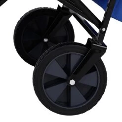 AREBOS Handwagen Vouwbare Dak Handwagen Vouwbare Trolley Uitrustingswagen Blauw -Buiten Kamperen 1200x1200 637