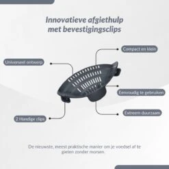 SensaHome- Siliconen Vergiet - Keuken Afgietdeksel - Afgiethulp - Siliconen - BPA Vrij - Grijs 25 SensaHome- Siliconen Vergiet - Keuken Afgietdeksel - Afgiethulp - Siliconen - BPA Vrij - Grijs -Buiten Kamperen 1200x1200 656